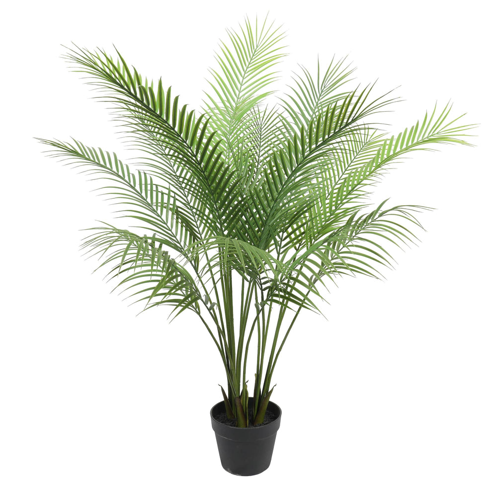 Artificial Modern Bushy Areca Fern Tree 120cm - Designer Vertical Gardens Artificial Trees Bamboos and Palm