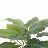 Artificial Potted Taro Plant / Elephant Ear 70cm - Designer Vertical Gardens Artificial Shrubs and Small plants Artificial Trees
