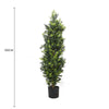 Artificial Potted Topiary Tree 120cm UV Resistant - Designer Vertical Gardens Artificial Trees Artificial Trees for Balconies
