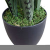 Artificial Snake Plant Sansevieria UV Resistant 60cm - Designer Vertical Gardens Artificial Shrubs and Small plants Artificial Yellow Tongue