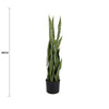 Artificial Snake Plant Sansevieria UV Resistant 85cm - Designer Vertical Gardens Artificial Shrubs and Small plants Artificial Trees
