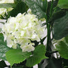 Artificial White Hydrangea Tree – Premium Faux Flowering Plant UV Resistant (90cm) - Designer Vertical Gardens