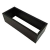 Black Metal Planter Small - Designer Vertical Gardens artificial green wall sydney artificial vertical garden melbourne