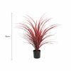 Burgundy Potted Artificial Long Grass (Yucca Grass) 75cm UV Resistant - Designer Vertical Gardens Artificial Shrubs and Small plants Artificial Trees