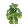 Decorative Ceramic Bowl Potted Artificial Monstera Plant 30cm - Designer Vertical Gardens artificial indoor plants artificial monstera in pot