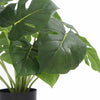 Dense Potted Artificial Split Philodendron Plant With Real Touch Leaves 50cm - Designer Vertical Gardens Artificial Shrubs and Small plants Artificial Trees