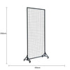 Event Stand / Portable Green Wall or Vertical Garden Frame 2m High x 1m Wide - Designer Vertical Gardens artificial garden wall plants artificial green wall australia
