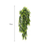 EverLush Mixed Green Foliage Vine – UV and Weather - Protected 77cm - Designer Vertical Gardens hanging fern hanging garland