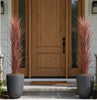 Luxury Burgundy Tall Potted Artificial Grass Plant UV Proof 180cm - detail view