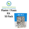 Foam / Plaster Installation Equipment - 50 Pack - Designer Vertical Gardens artificial green wall installation Easy install