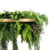 Gold Framed Roof Hanging Disc with Draping Life - Like Plants UV Resistant 60cm - Designer Vertical Gardens artificial hanging fern plant artificial hanging ferns