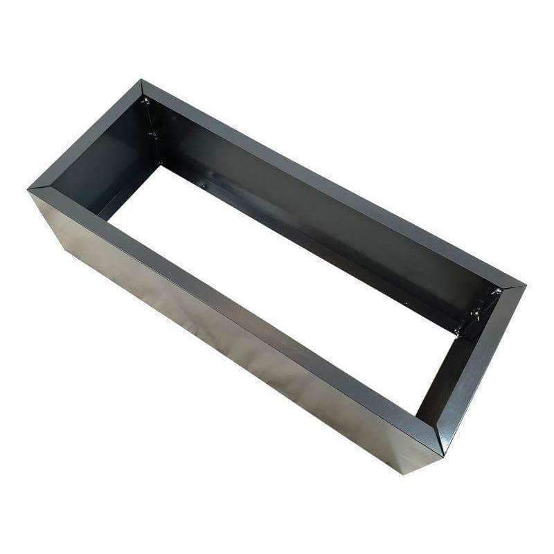 Grey Metal Planter Small - Designer Vertical Gardens artificial green wall sydney artificial vertical garden melbourne