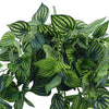 Hanging Artificial Philodendron Bush - 100cm - Designer Vertical Gardens artificial garden wall plants artificial green wall installation