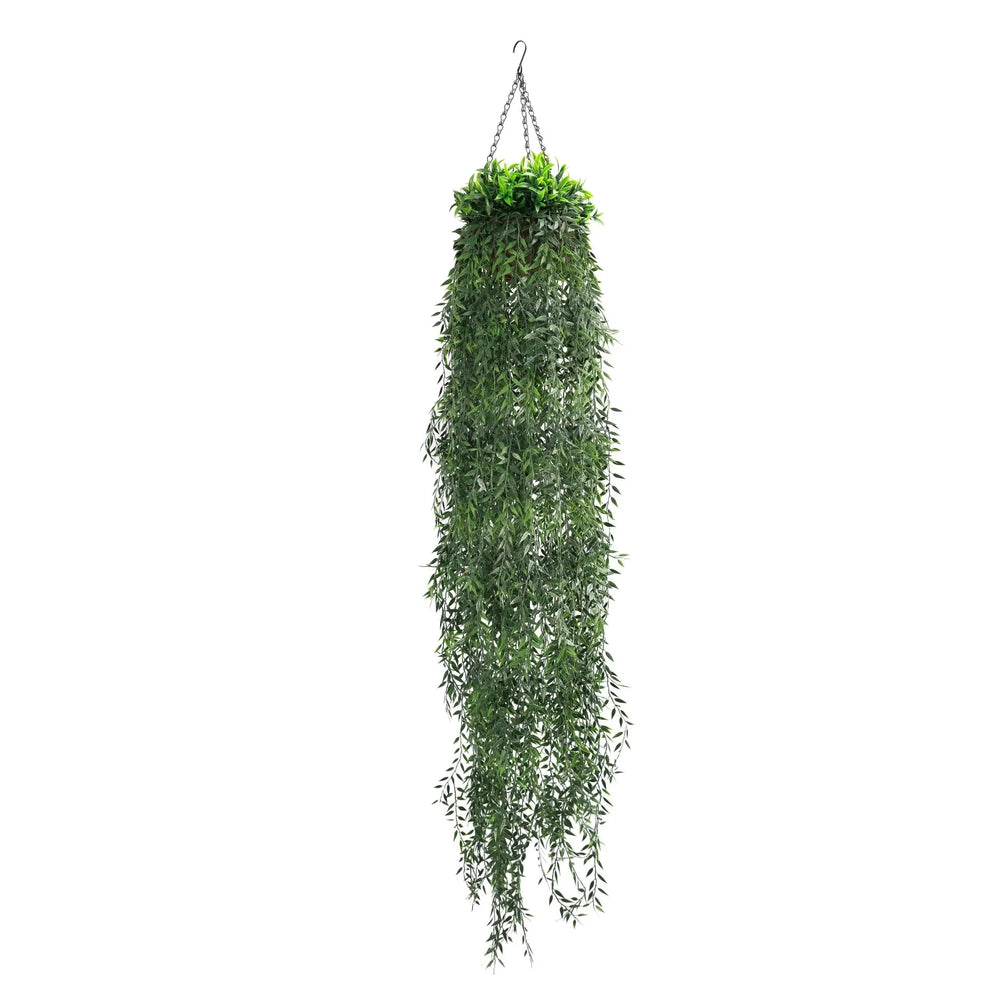 Hanging Fern Cascade Basket – UV Resistant (26cm x 135cm) - Designer Vertical Gardens hanging plants
