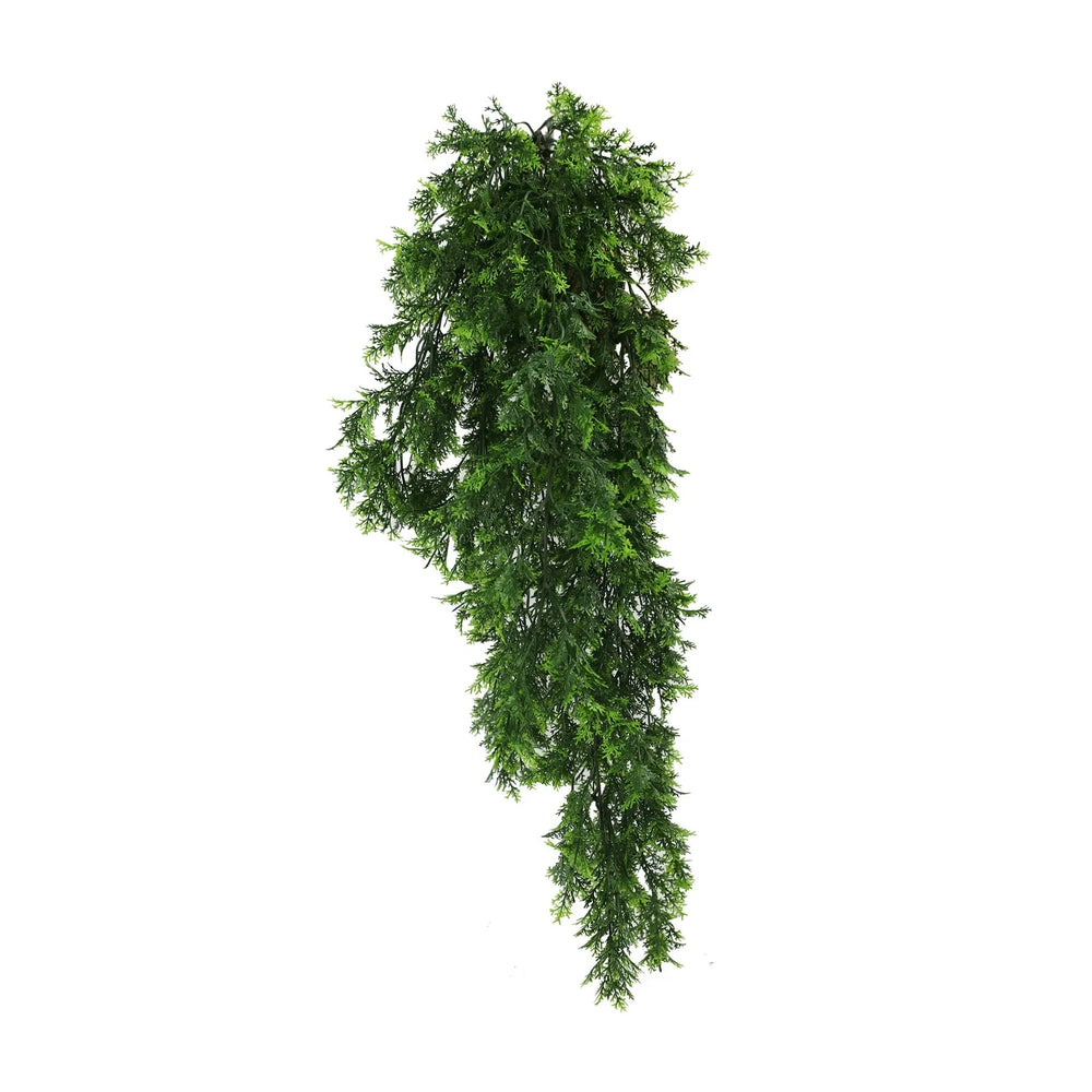 Hanging Mossy Cedar Vine – UV & Fire Rated (22cm x 76cm) - Designer Vertical Gardens