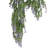 Hanging Purple & Green Willow Leaf Vine – UV & Fire Rated (20cm x 76cm) - Designer Vertical Gardens artificial hanging ferns hanging fern