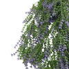 Hanging Purple & Green Willow Leaf Vine UV & Fire Rated (20cm x 76cm) - Designer Vertical Gardens artificial hanging ferns hanging fern