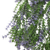 Hanging Purple & Green Willow Leaf Vine UV & Fire Rated (20cm x 76cm) - Designer Vertical Gardens artificial hanging ferns hanging fern