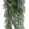 Hanging Purple & Green Willow Leaf Vine UV & Fire Rated (20cm x 76cm) - Designer Vertical Gardens artificial hanging ferns hanging fern