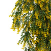 Hanging Yellow & Green Willow Leaf Vine – UV & Fire Rated (20cm x 76cm) - Designer Vertical Gardens artificial hanging ferns hanging fern