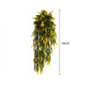 Hanging Yellow & Green Willow Leaf Vine – UV & Fire Rated (20cm x 76cm) - Designer Vertical Gardens artificial hanging ferns hanging fern