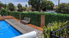 Jasmine Artificial Hedge Panel 1m x 1m – SGS UV Resistant - Designer Vertical Gardens artificial fence artificial fence plants