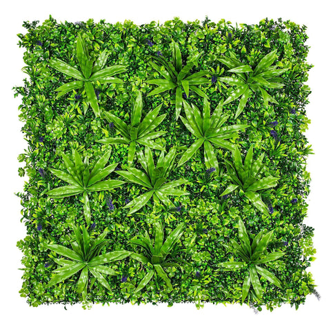 Lavender Artificial Vertical Garden / Fake Green Wall 1m x 1m UV Resistant UV Resistant - Designer Vertical Gardens artificial garden wall plants artificial green wall australia
