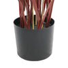 Luxury Burgundy Tall Potted Artificial Grass Plant UV Proof 180cm - Designer Vertical Gardens Articial Trees Artificial Plants