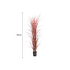 Luxury Burgundy Tall Potted Artificial Grass Plant UV Proof 180cm - Designer Vertical Gardens Articial Trees Artificial Plants