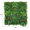 Luxury Elegant Red Rose Vertical Garden Green Wall Panel 1m x 1m – SGS UV Resistant - Designer Vertical Gardens artificial green wall sydney artificial green walls for backdrops