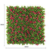 Luxury Flowering Pink Vertical Garden Green Wall Panel 1m x 1m – SGS UV Resistant - Designer Vertical Gardens artificial vertical garden melbourne artificial vertical garden wall
