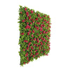 Luxury Flowering Pink Vertical Garden Green Wall Panel 1m x 1m – SGS UV Resistant - Designer Vertical Gardens artificial vertical garden melbourne artificial vertical garden wall