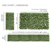 Luxury Jasmine Artificial Hedge Trellis Screen 2m x 1m – SGS UV Resistant - Designer Vertical Gardens artificial green walls for balconies artificial green walls for home