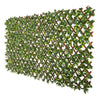Luxury Jasmine Artificial Hedge Trellis Screen 2m x 1m – SGS UV Resistant - Designer Vertical Gardens artificial green walls for balconies artificial green walls for home