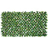 Luxury Laurel Leaf Artificial Hedge Trellis Screen 2m x 1m – SGS UV Resistant - Designer Vertical Gardens artificial green walls for balconies artificial green walls for home