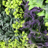 Luxury Lush Botanical Mosaic Vertical Garden Green Wall Panel 1m x 1m – SGS UV Resistant - Designer Vertical Gardens artificial green wall australia artificial green wall installation