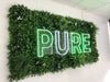 Luxury White Lily Vertical Garden Green Wall Panel 1m x 1m – SGS UV Resistant - Designer Vertical Gardens artificial garden wall plants artificial green wall australia