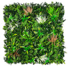 Luxury Wild Tropics Vertical Garden Green Wall Panel 1m x 1m – SGS UV Resistant - Designer Vertical Gardens artificial garden wall plants artificial green wall installation