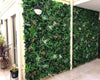 Luxury Wild Tropics Vertical Garden Green Wall Panel 1m x 1m – SGS UV Resistant - Designer Vertical Gardens artificial garden wall plants artificial green wall installation