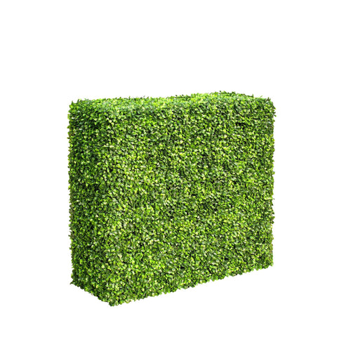 Mixed Boxwood Hedge UV Resistant 75cm Long X 75cm High - Designer Vertical Gardens artificial hedge australia artificial hedge fence panels