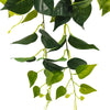 Lush Hanging Philodendron Trail – UV Protected Greenery (110cm) - detail view