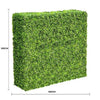Portable Light Boxwood Hedge 1m x 1m - UVTEX Certified UV Resistant - Designer Vertical Gardens artificial garden wall plants artificial green wall australia