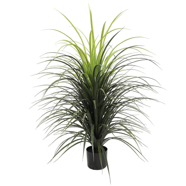 Potted Artificial Long Grass (Yucca Grass) 115cm UV Resistant  - Designer Vertical Gardens Dracena & Artificial Yucca