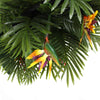 Premium Artificial Hanging Plant Arrangement With Tropical Flowers 100cm X 30cm Mesh + Foliage - Designer Vertical Gardens artificial green walls with flowers Artificial Trees