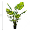 Premium Artificial Potted Monstera Albo 150cm - Designer Vertical Gardens Artificial Shrubs and Small plants Artificial Trees
