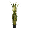 Premium Artificial Snake Plant (Sansevieria) 150cm UV Resistant - Designer Vertical Gardens Artificial Shrubs and Small plants green wall artificial plants