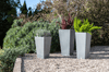 Tall Tapered Square Planter 70cm - overhead view
