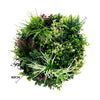 Slimline Artificial Green Wall Disc Art 60cm Colour Fresh UV Resistant (White) - Designer Vertical Gardens Artificial vertical garden wall disc