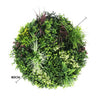 Slimline Artificial Green Wall Disc Art 80cm Colour Fresh UV Resistant (Black) - Designer Vertical Gardens Artificial vertical garden wall disc