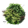 Slimline Artificial Green Wall Disc Art 80cm Grassy Fern UV Resistant (Black) - Designer Vertical Gardens Artificial vertical garden wall disc